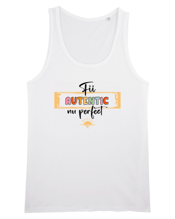 Fii autentic, nu perfect - negru White