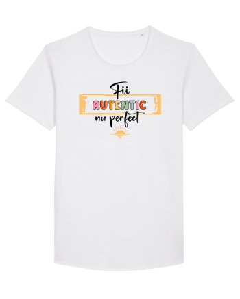 Fii autentic, nu perfect - negru White