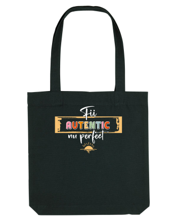 Fii autentic, nu perfect - alb Black