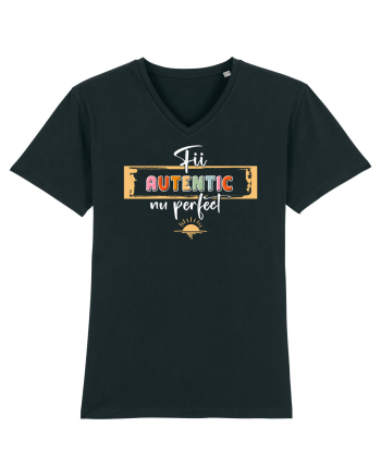Fii autentic, nu perfect - alb Black