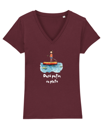 Dusa putin cu pluta Burgundy