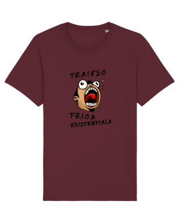 Traiesc frica existentiala Burgundy