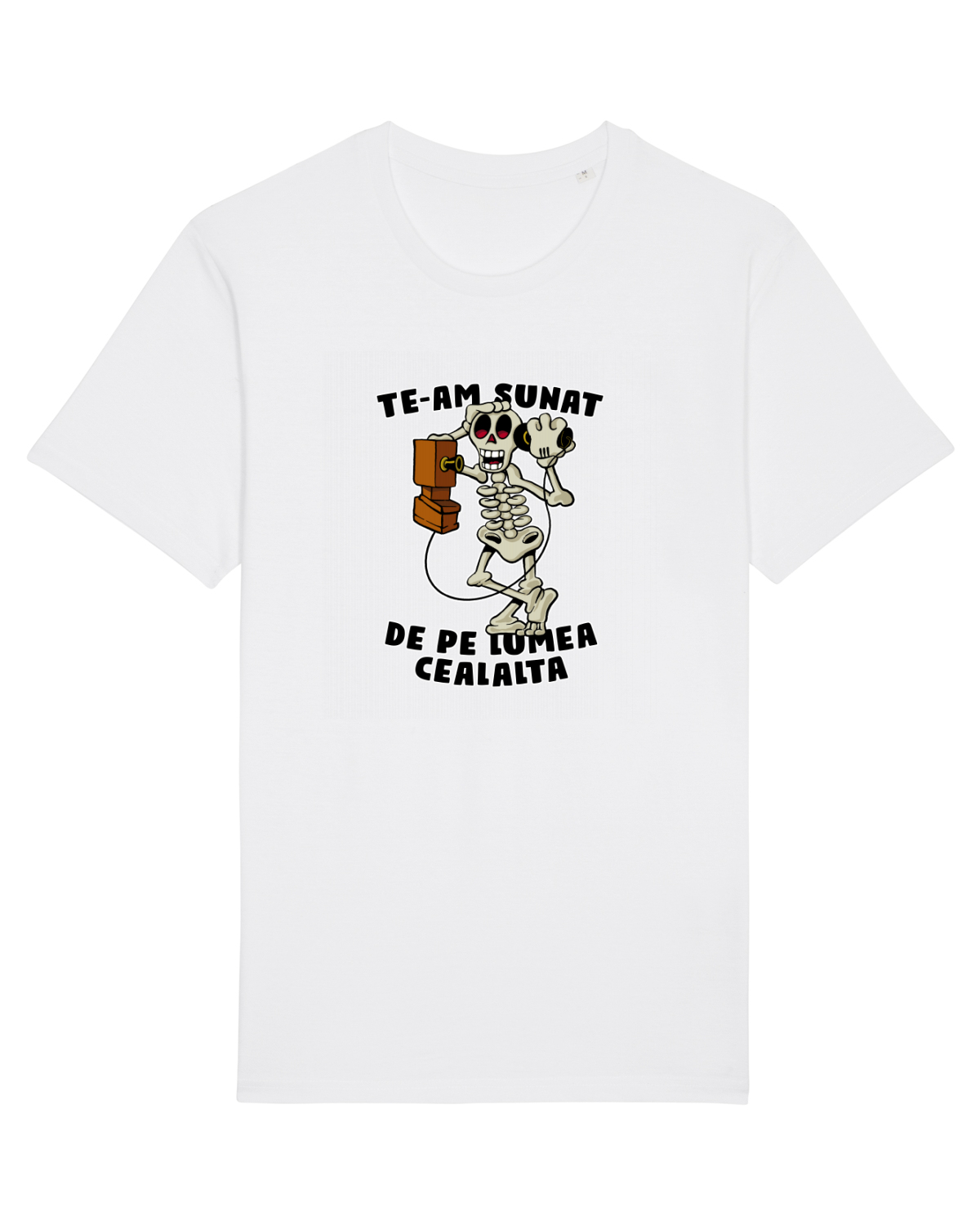 Tricou mânecă scurtă Unisex Rocker White