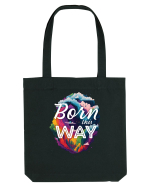 Born this way LGBTQ pride rainbow Sacoșă textilă