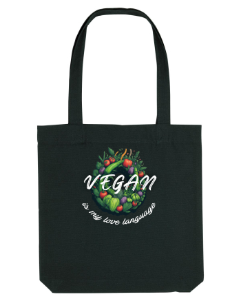 Vegan is my love language Black