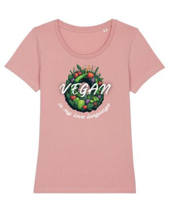 Vegan is my love language Canyon Pink