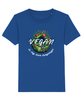 Vegan is my love language Majorelle Blue