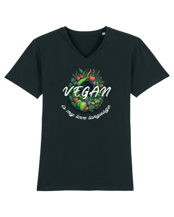 Vegan is my love language Black