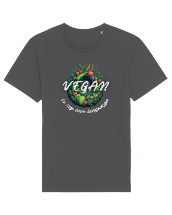 Vegan is my love language Anthracite