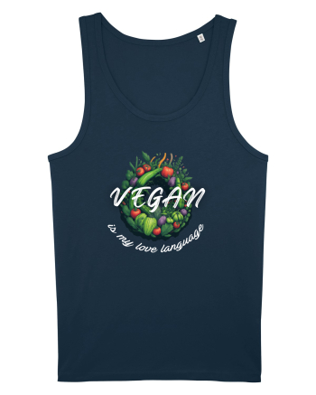 Vegan is my love language Navy