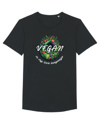 Vegan is my love language Black