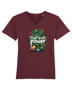 Plant-based power Tricou mânecă scurtă guler V Bărbat Presenter