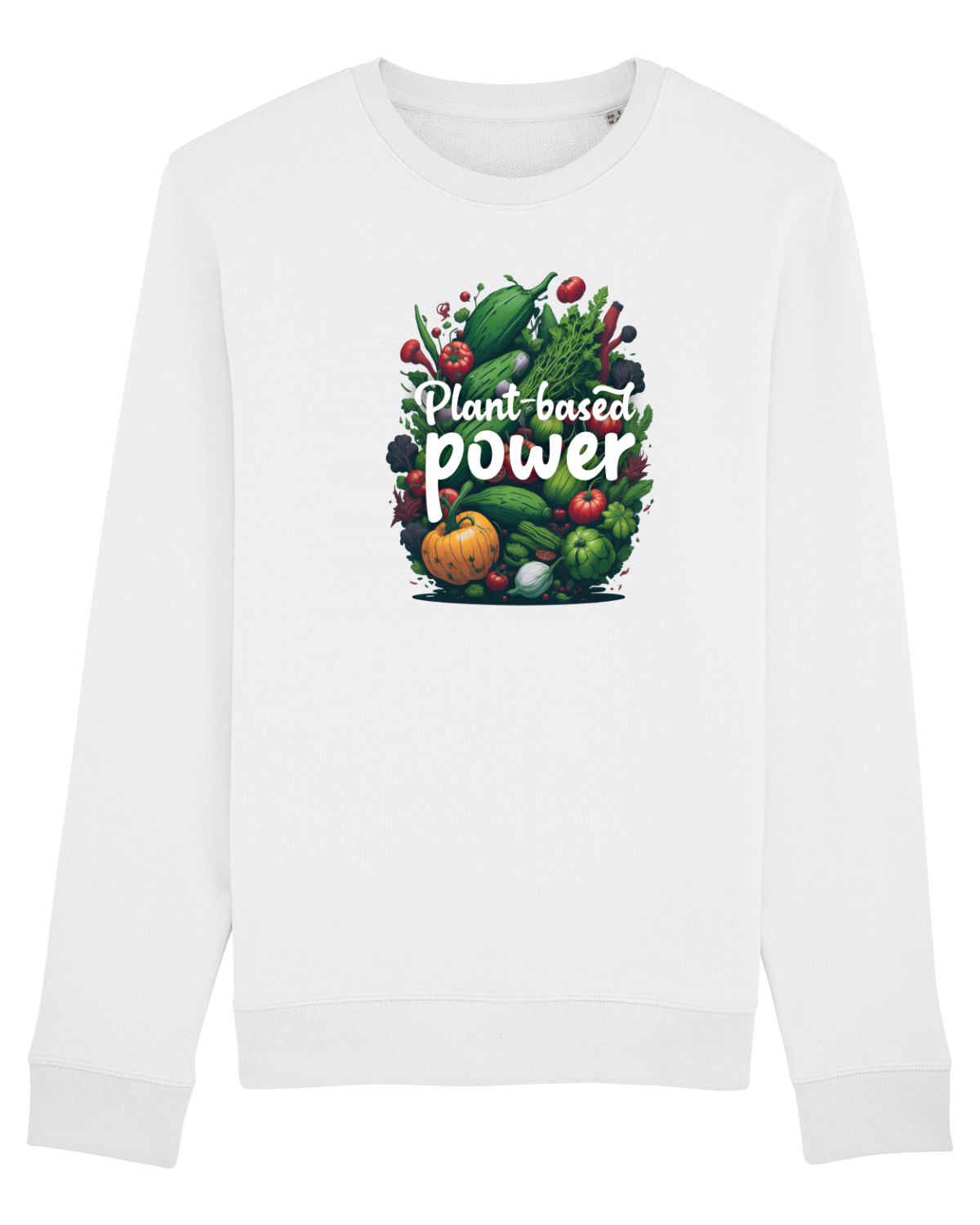 Bluză mânecă lungă Unisex Rise White