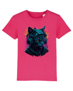Cat Is A DJ for white Tricou mânecă scurtă  Copii Mini Creator