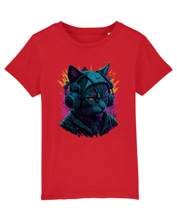 Cat Is A DJ for white Red