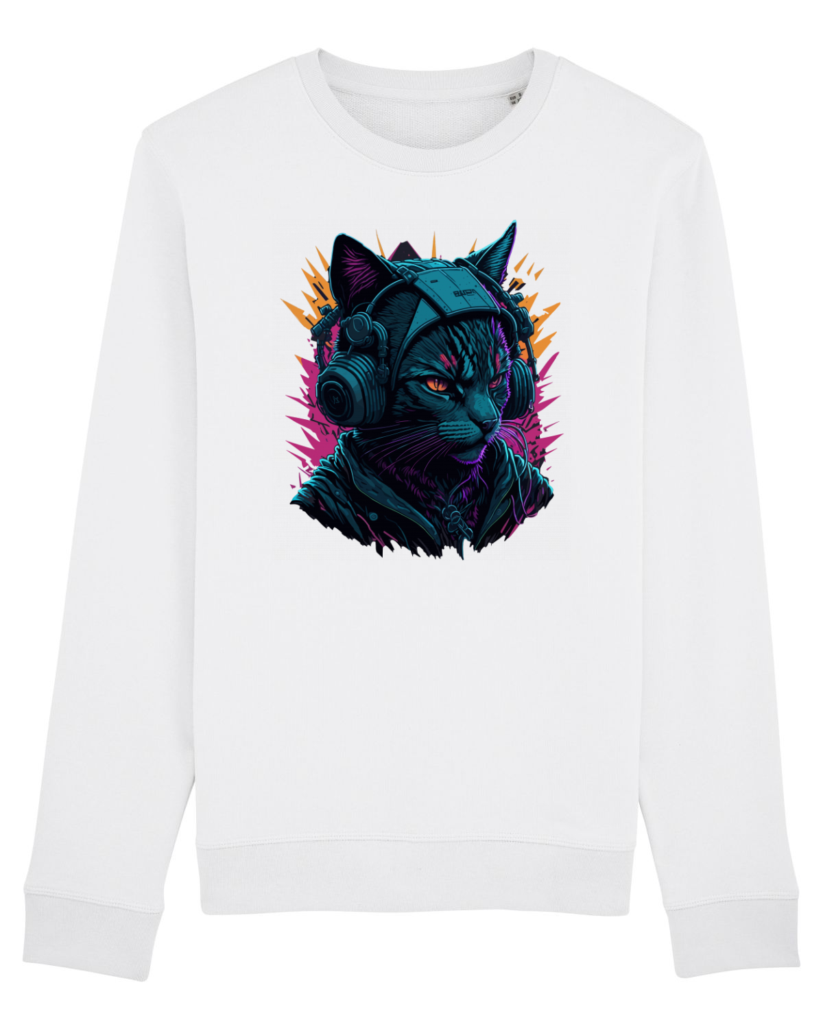 Bluză mânecă lungă Unisex Rise White