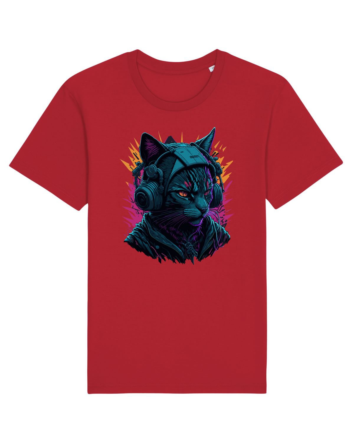Tricou mânecă scurtă Unisex Rocker Red