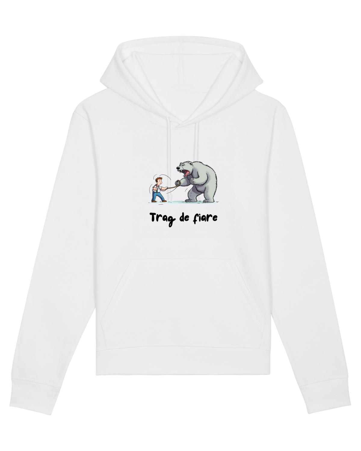 Hanorac Unisex Drummer White
