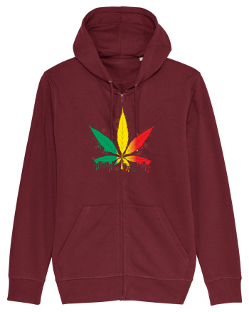 Weed Marijuana Burgundy