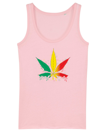 Weed Marijuana Cotton Pink