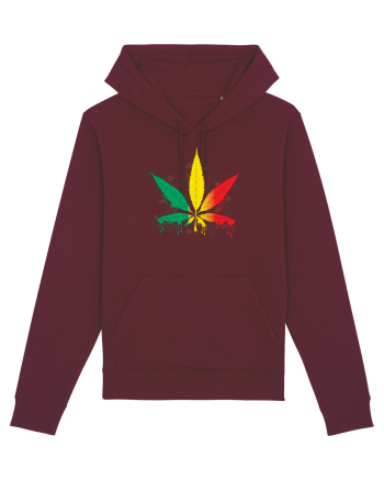 Weed Marijuana Burgundy