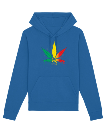Weed Marijuana Royal Blue