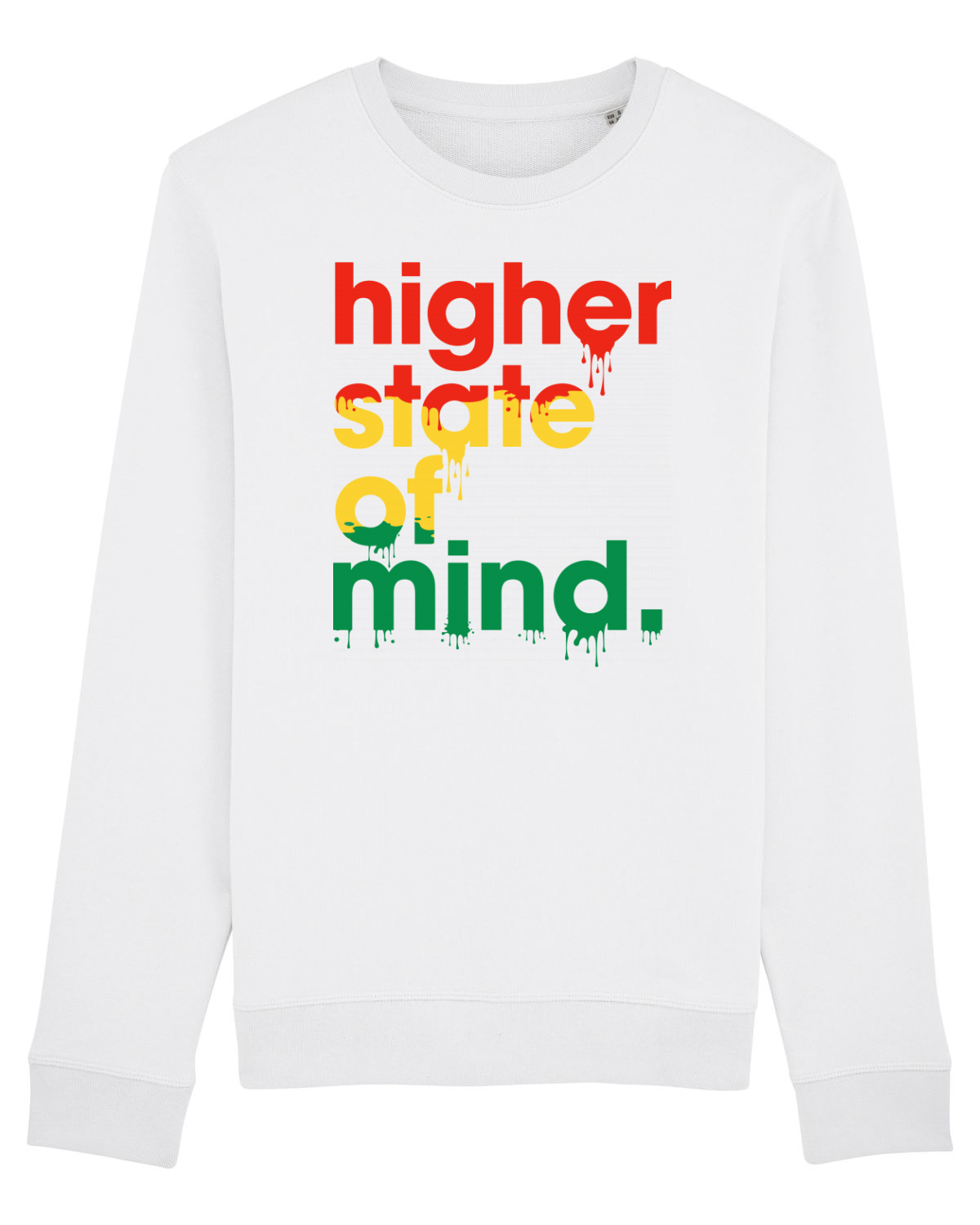 Bluză mânecă lungă Unisex Rise White