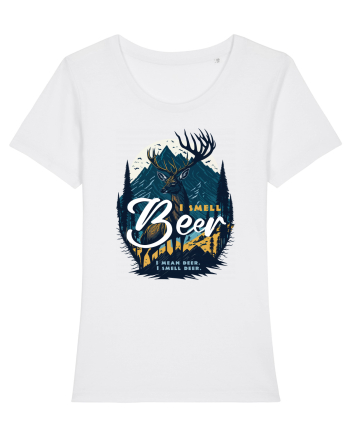 Beer Deer  White
