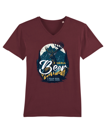 Beer Deer  Burgundy