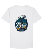 Beer Deer  Tricou mânecă scurtă guler larg Bărbat Skater