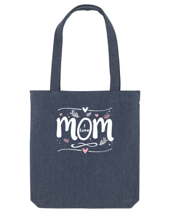 I Love Mom Midnight Blue