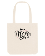 LOVE MOM FOREVER Sacoșă textilă