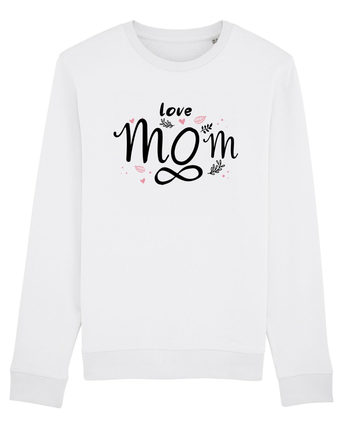 Bluză mânecă lungă Unisex Rise White