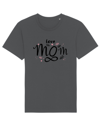 LOVE MOM FOREVER Anthracite