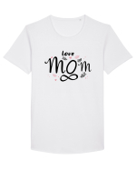 LOVE MOM FOREVER Tricou mânecă scurtă guler larg Bărbat Skater