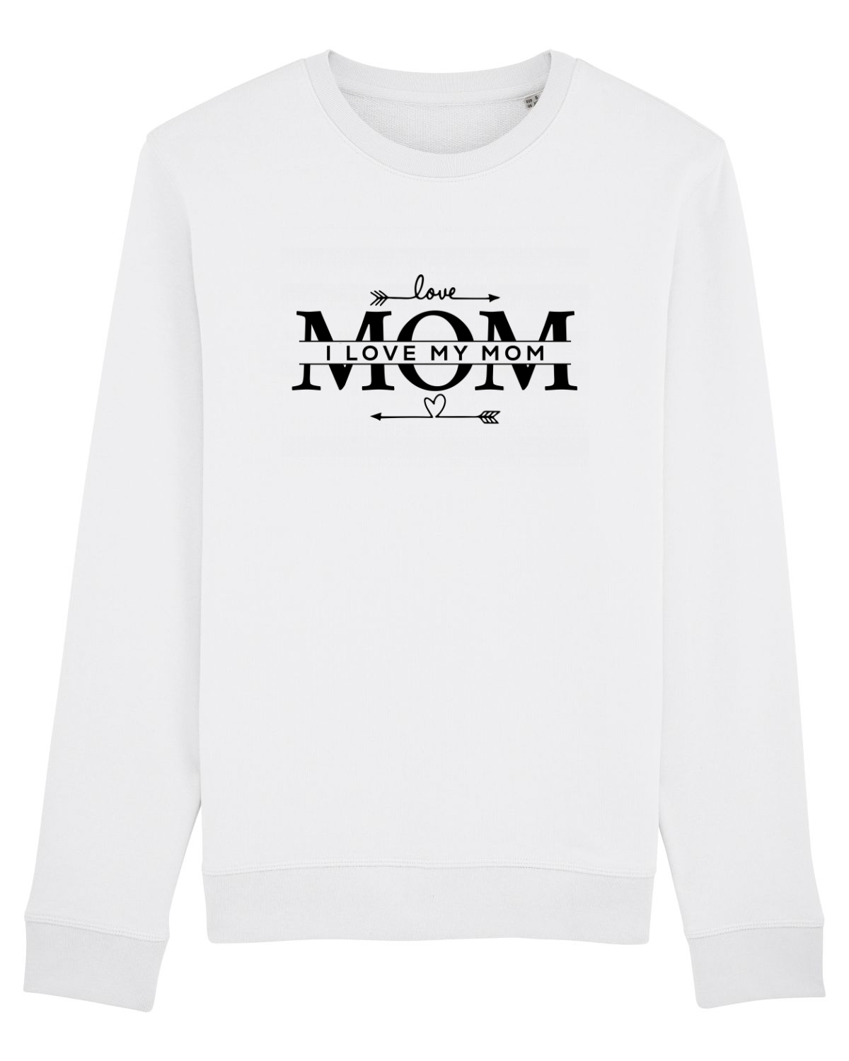 Bluză mânecă lungă Unisex Rise White