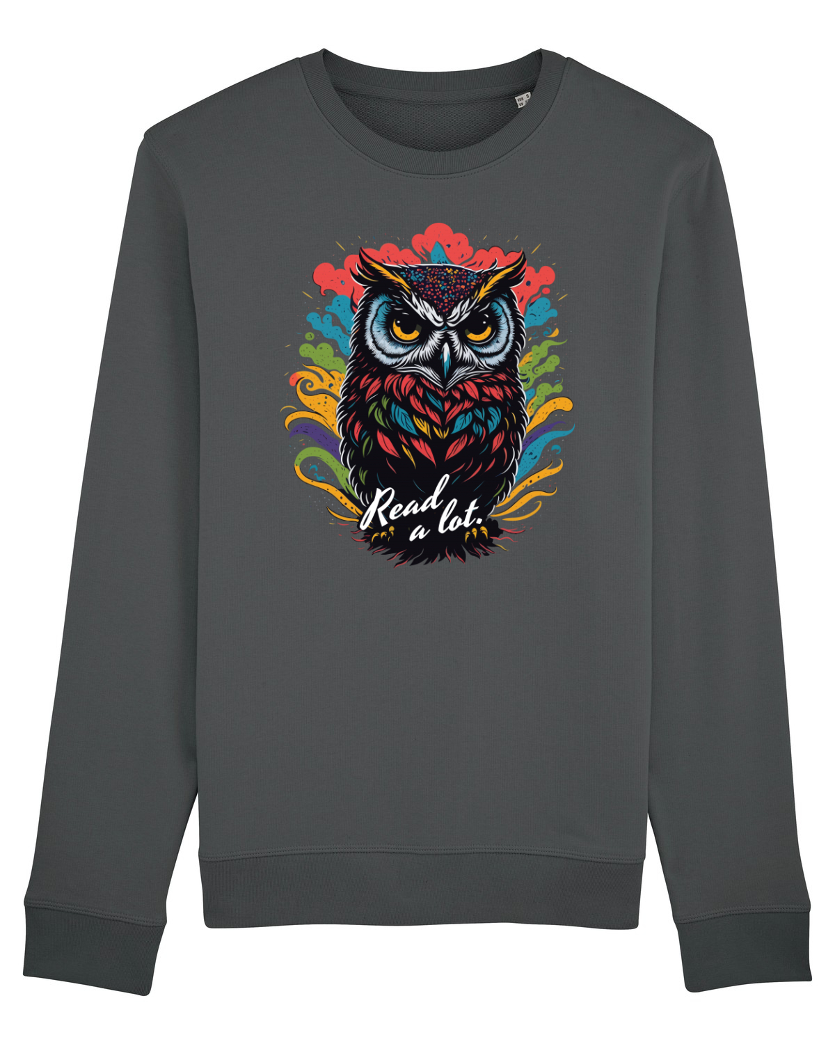 Bluză mânecă lungă Unisex Rise Anthracite