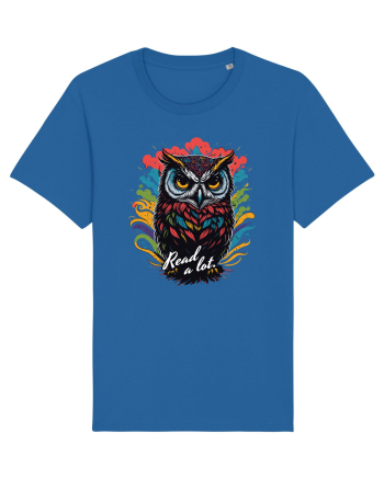 Read a lot. Citeste.  Royal Blue