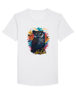 Read a lot. Citeste. #2 Tricou mânecă scurtă guler larg Bărbat Skater