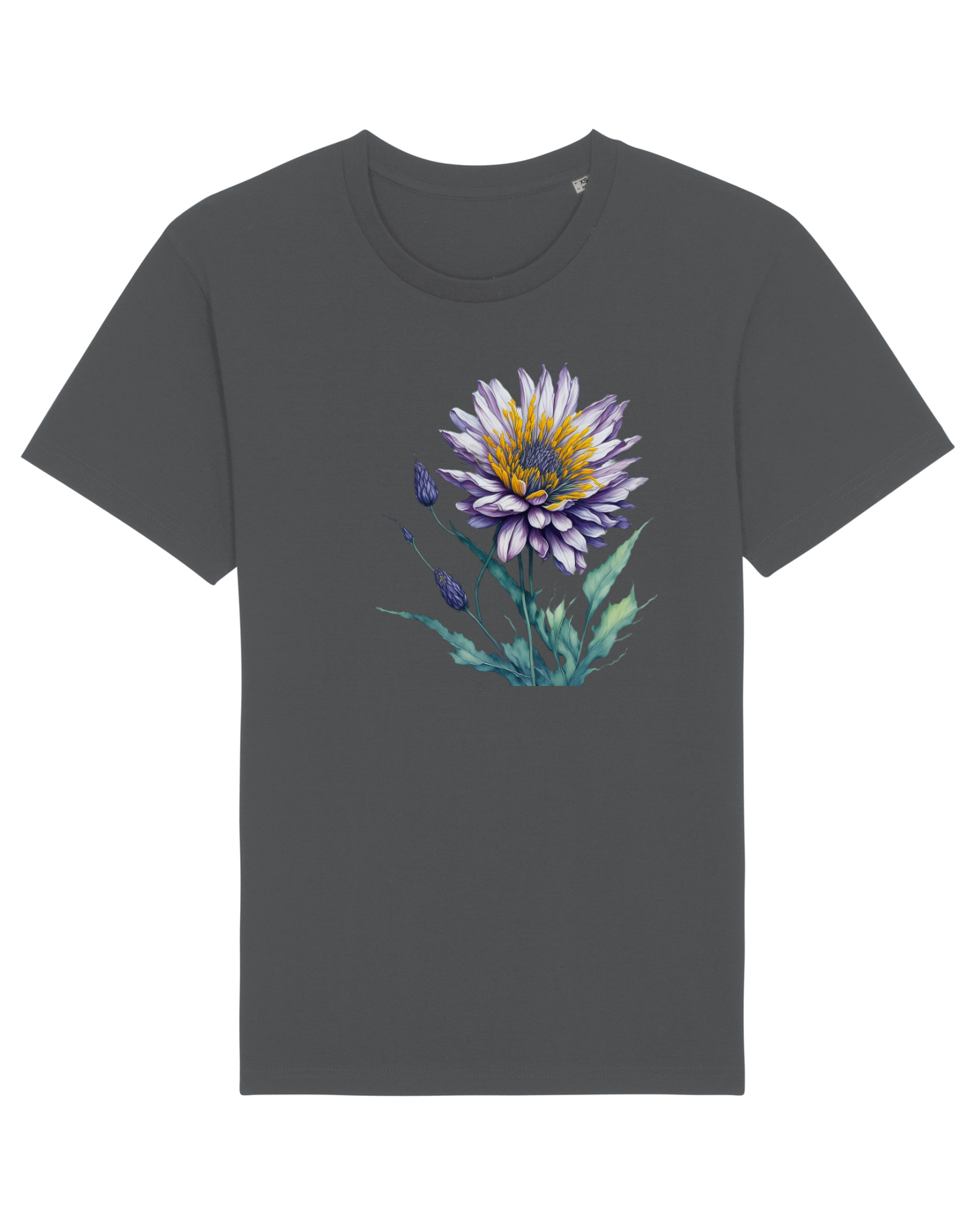Tricou mânecă scurtă Unisex Rocker Anthracite