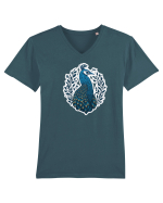 Paun - ornamental Tricou mânecă scurtă guler V Bărbat Presenter