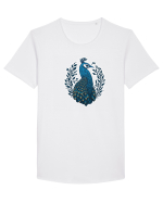 Paun - ornamental Tricou mânecă scurtă guler larg Bărbat Skater