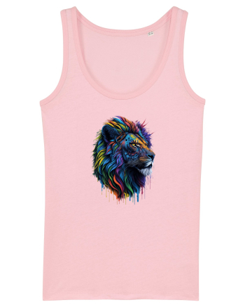 Rainbow Lion  Cotton Pink