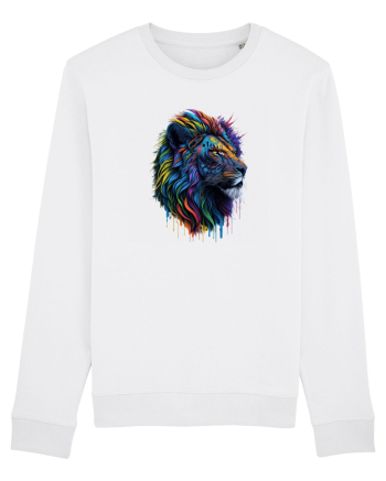 Rainbow Lion  White