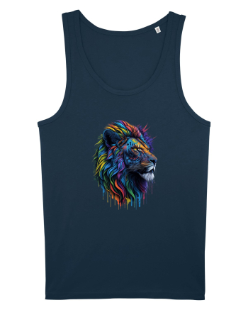 Rainbow Lion  Navy