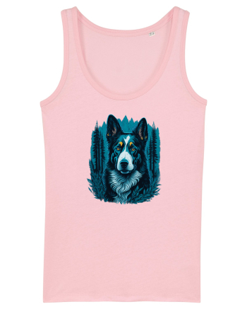 Border collie Cotton Pink