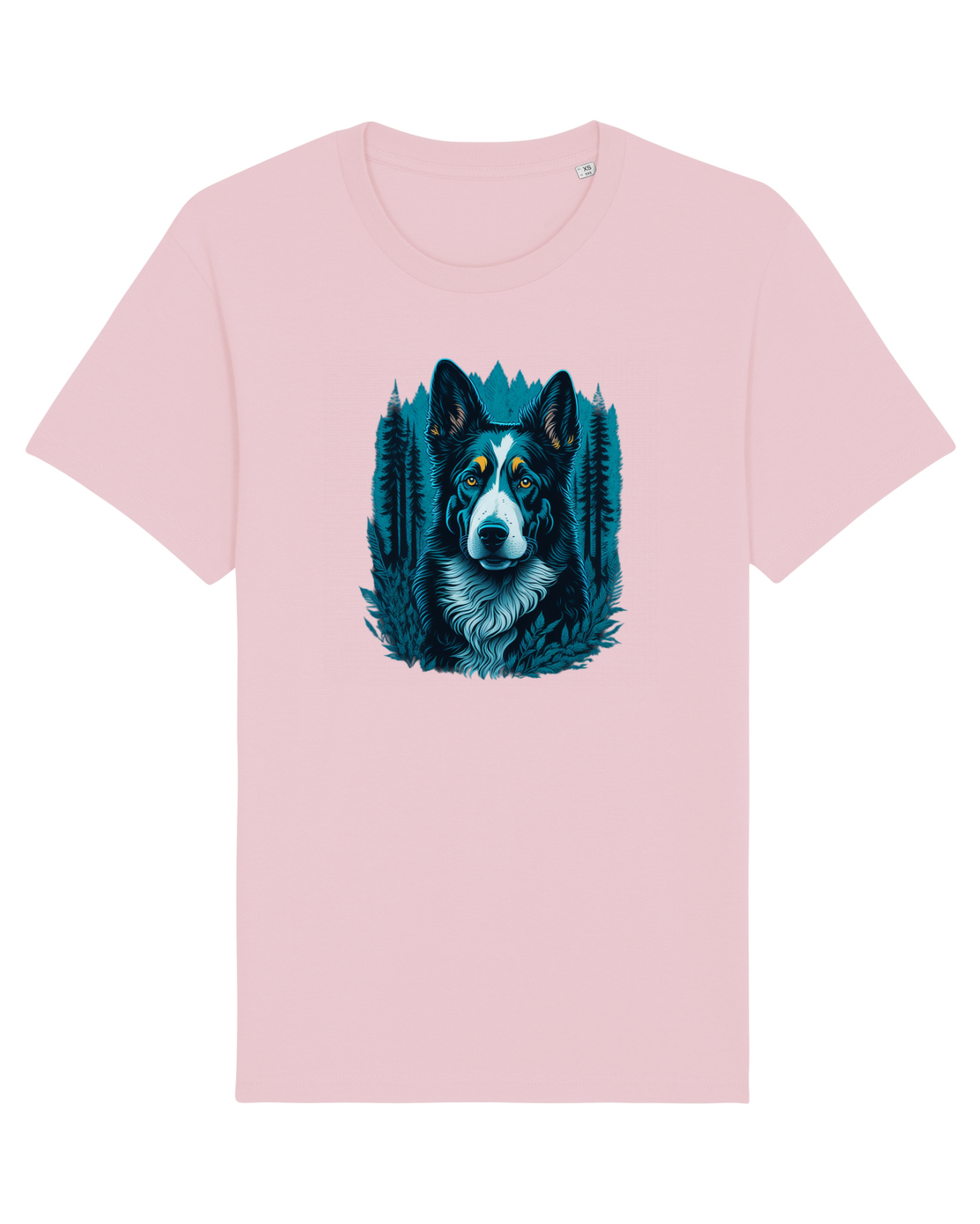 Tricou mânecă scurtă Unisex Rocker Cotton Pink