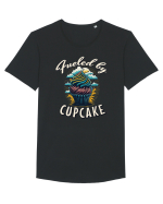 Fueled by cupcake #1 Tricou mânecă scurtă guler larg Bărbat Skater