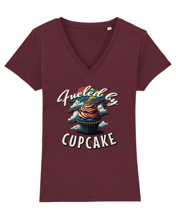 Fueled by cupcake #2 Burgundy