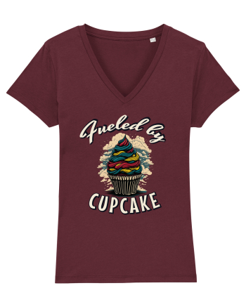 Fueled by cupcake #3 Burgundy